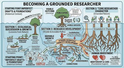 From Handwritten Corrections to Scientific Identity: Reflections on Mentorship, Hard Work, and Becoming a Grounded Researcher