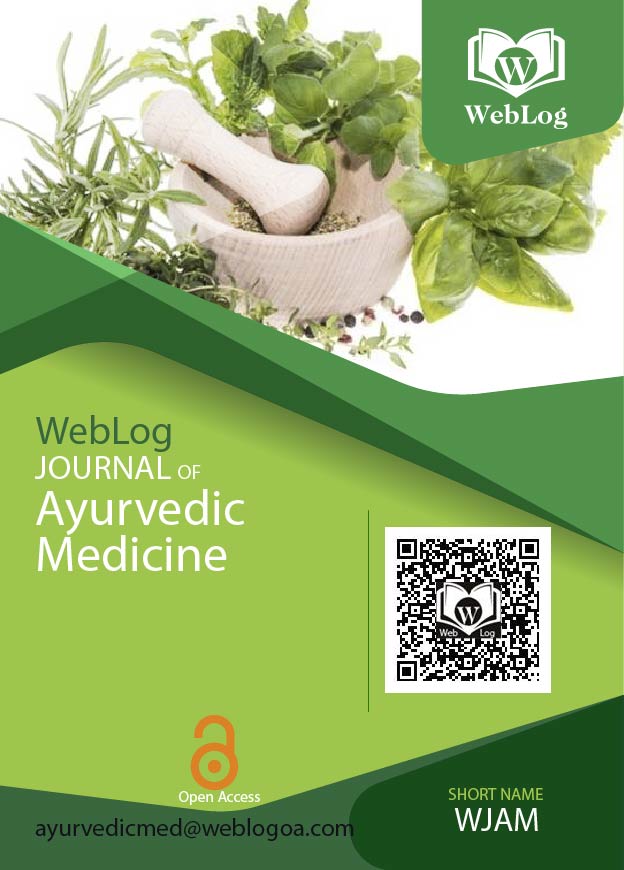 Please click here to scan QR Code! WebLog Journal of Ayurvedic Medicine flyer image is not found.
